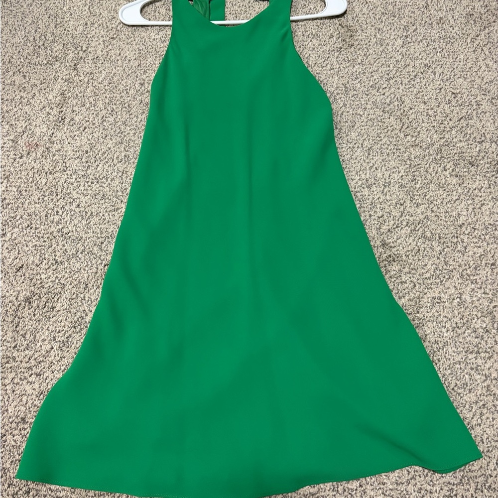 Zara backless green Dress